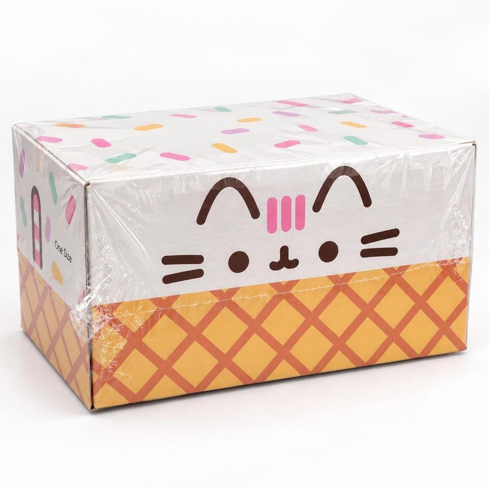 Pusheen Box Summer 2023 Ice Cream Poncho Tote Visor Vinyl Exclusive New Sealed